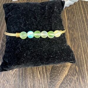 Luca & Danni Mermaid Glass Bangle Bracelet Size 7” B4